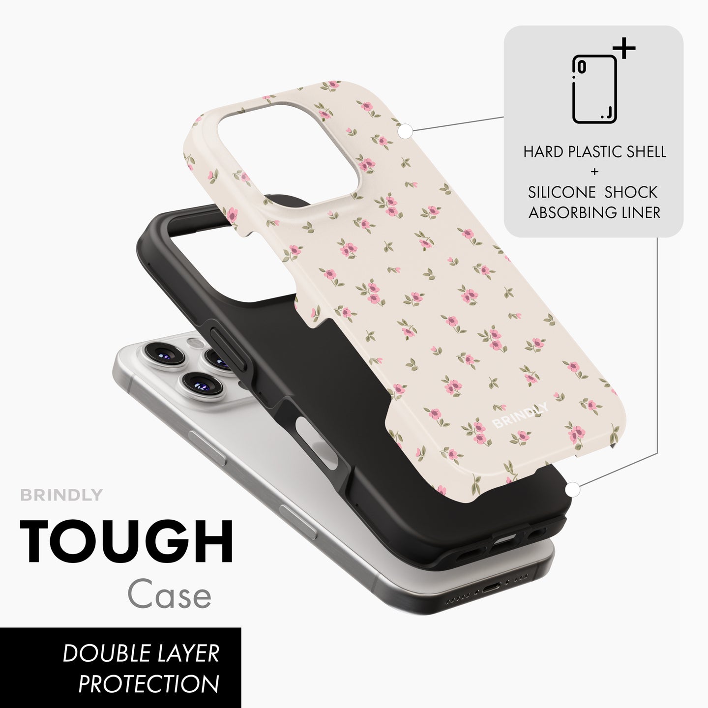 Rosehip Blush - Tough Phone Case