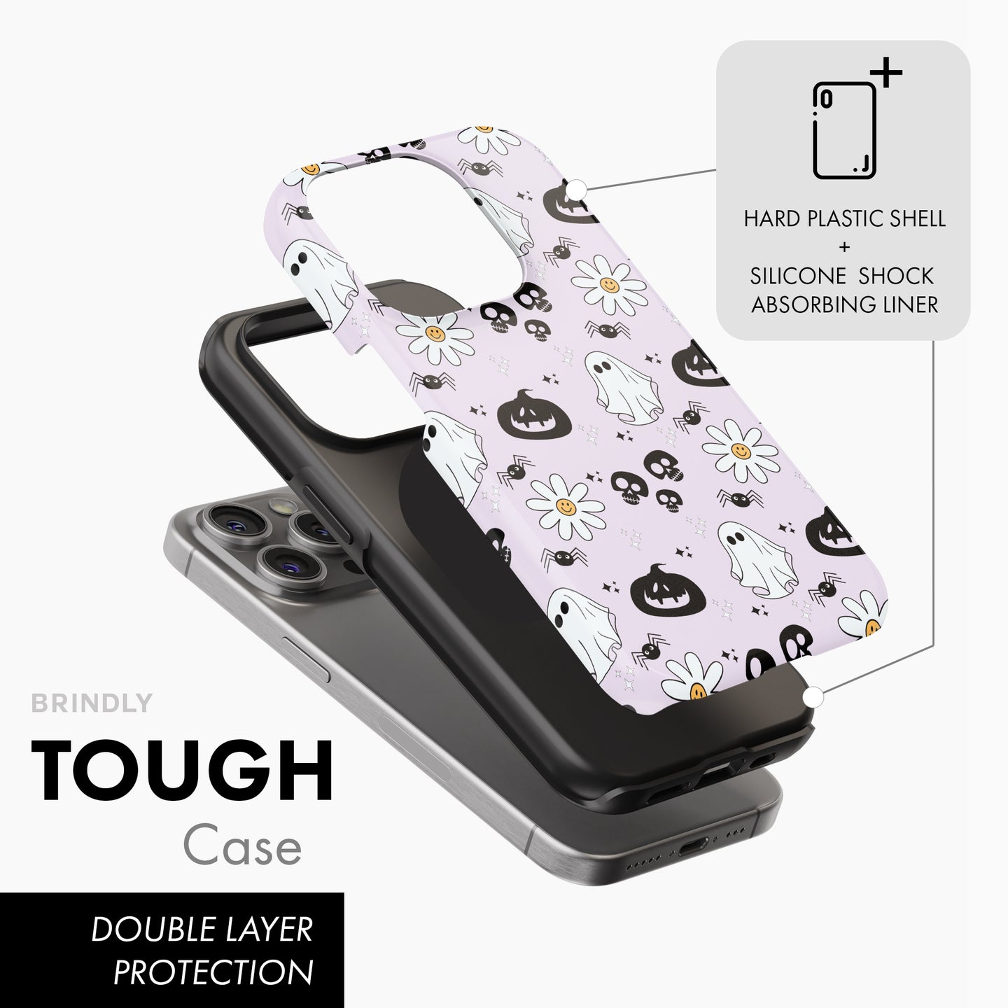 Halloween Daisy - Tough Phone Case