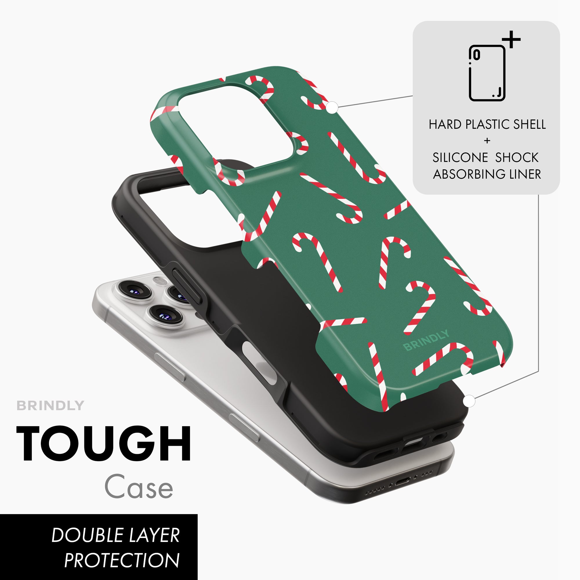 Candy Cane - Tough Phone Case