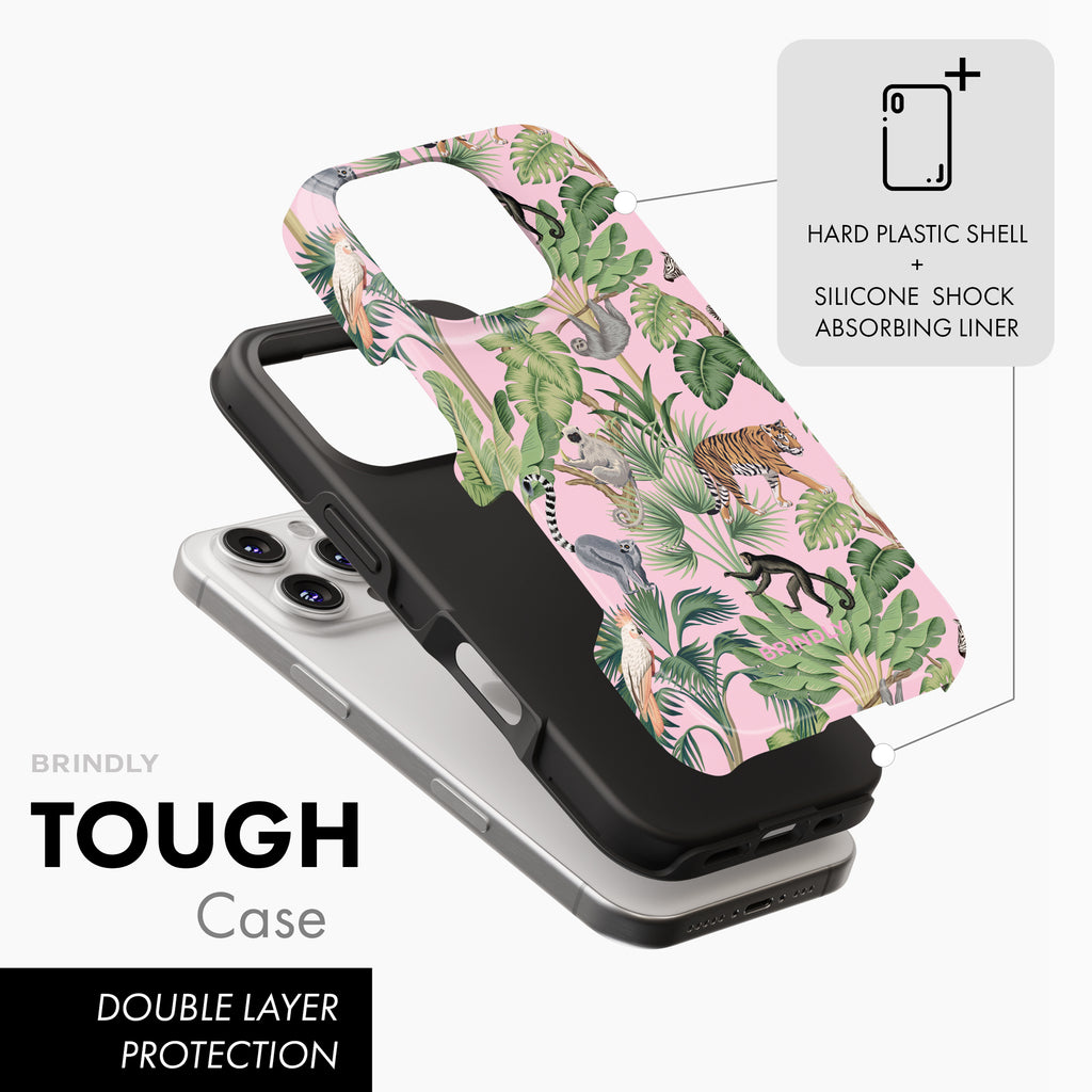 Pink Safari - Tough Phone Case