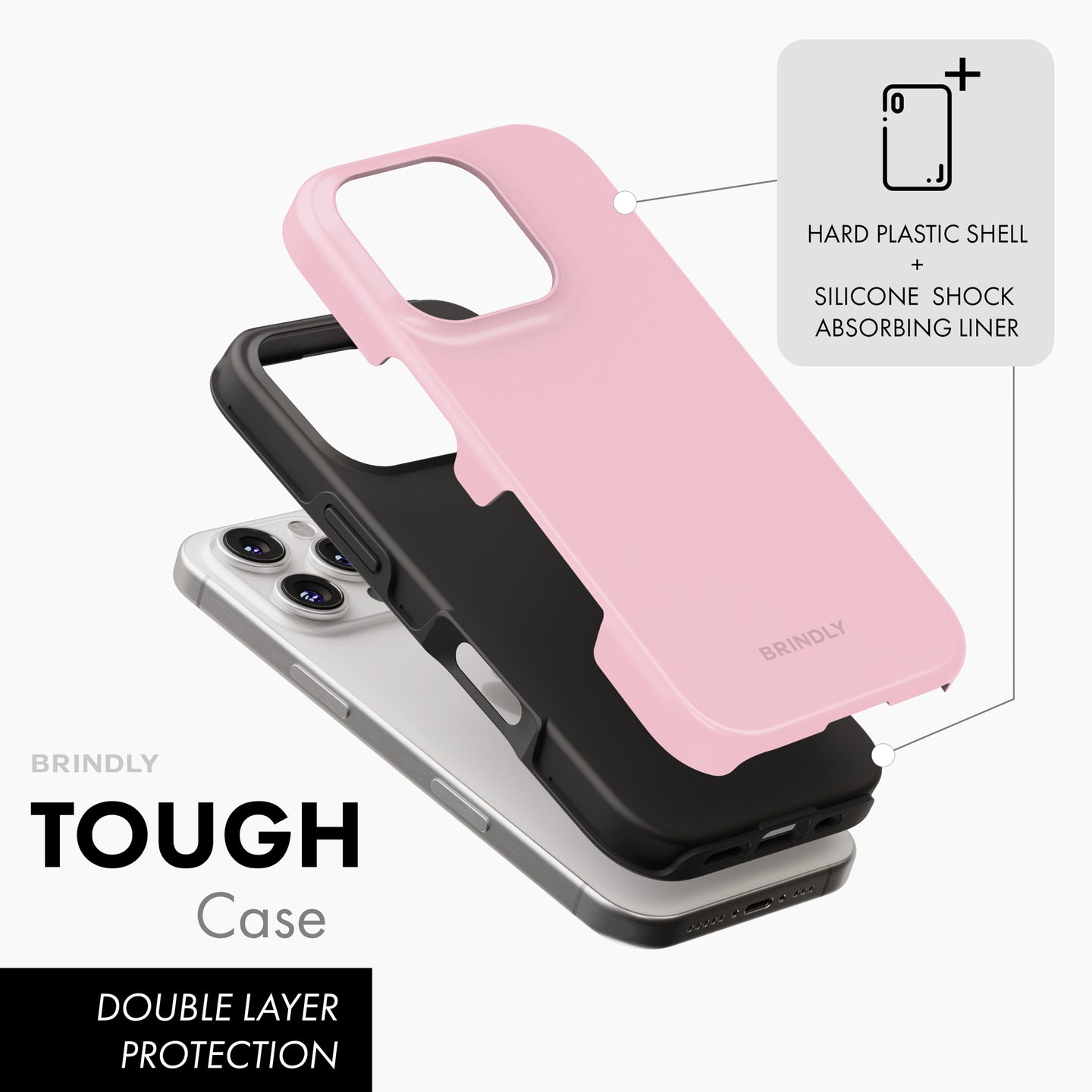 Blush Rose - Tough Phone Case