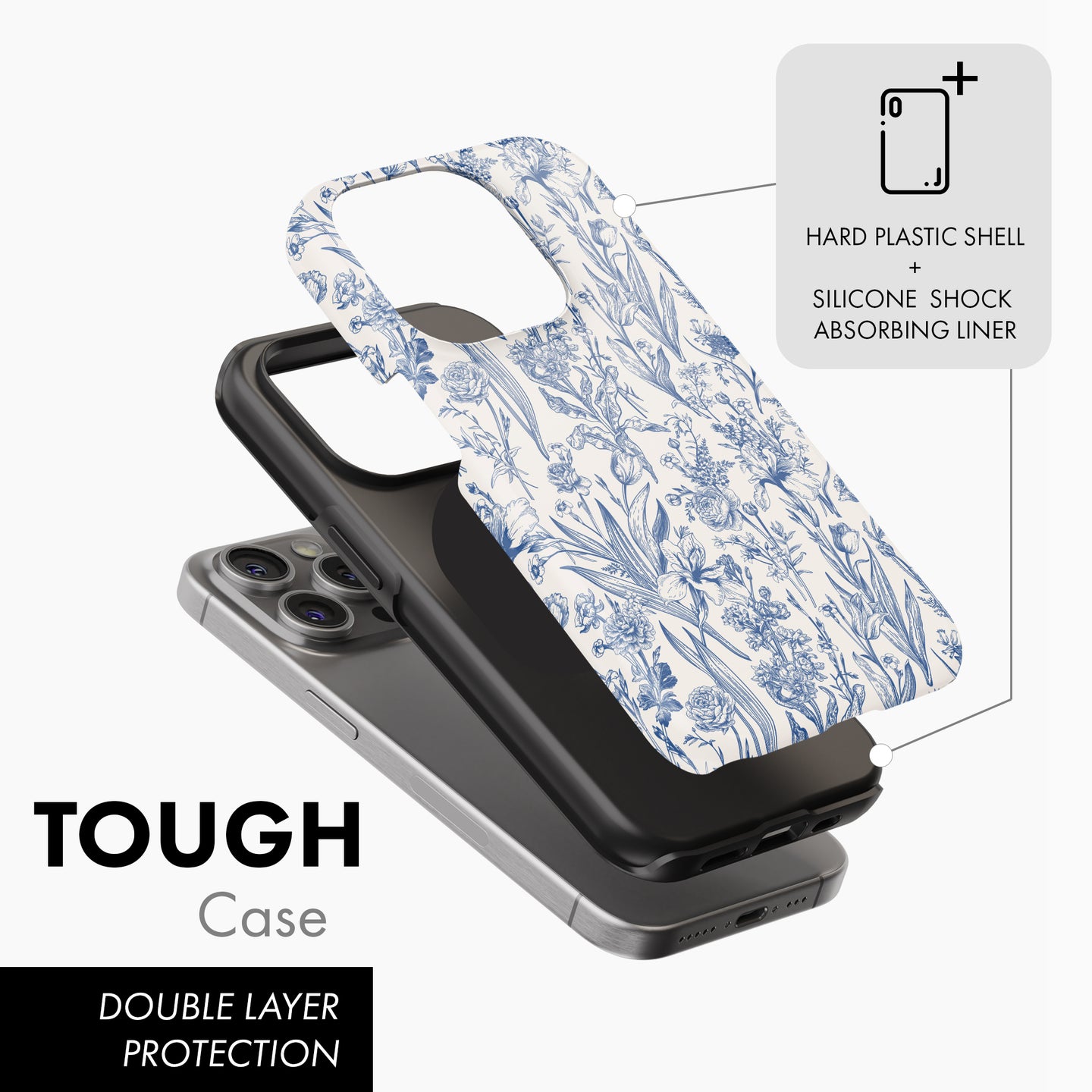 Floral Grace - Tough Phone Case