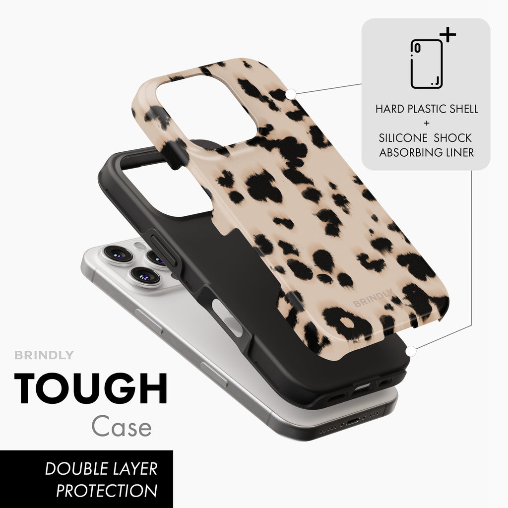 Ivory Leopard - Tough Phone Case