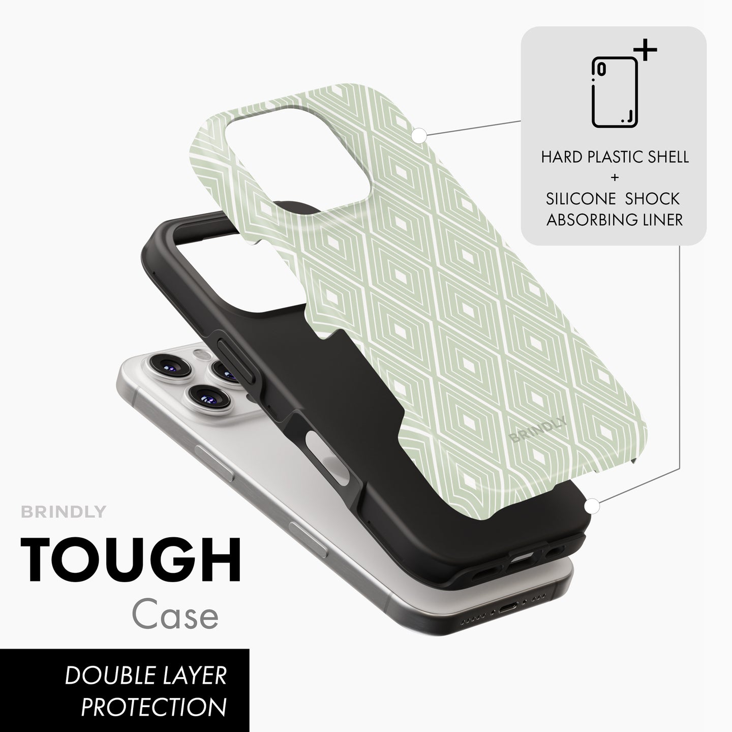 Green Serene - Tough Phone Case