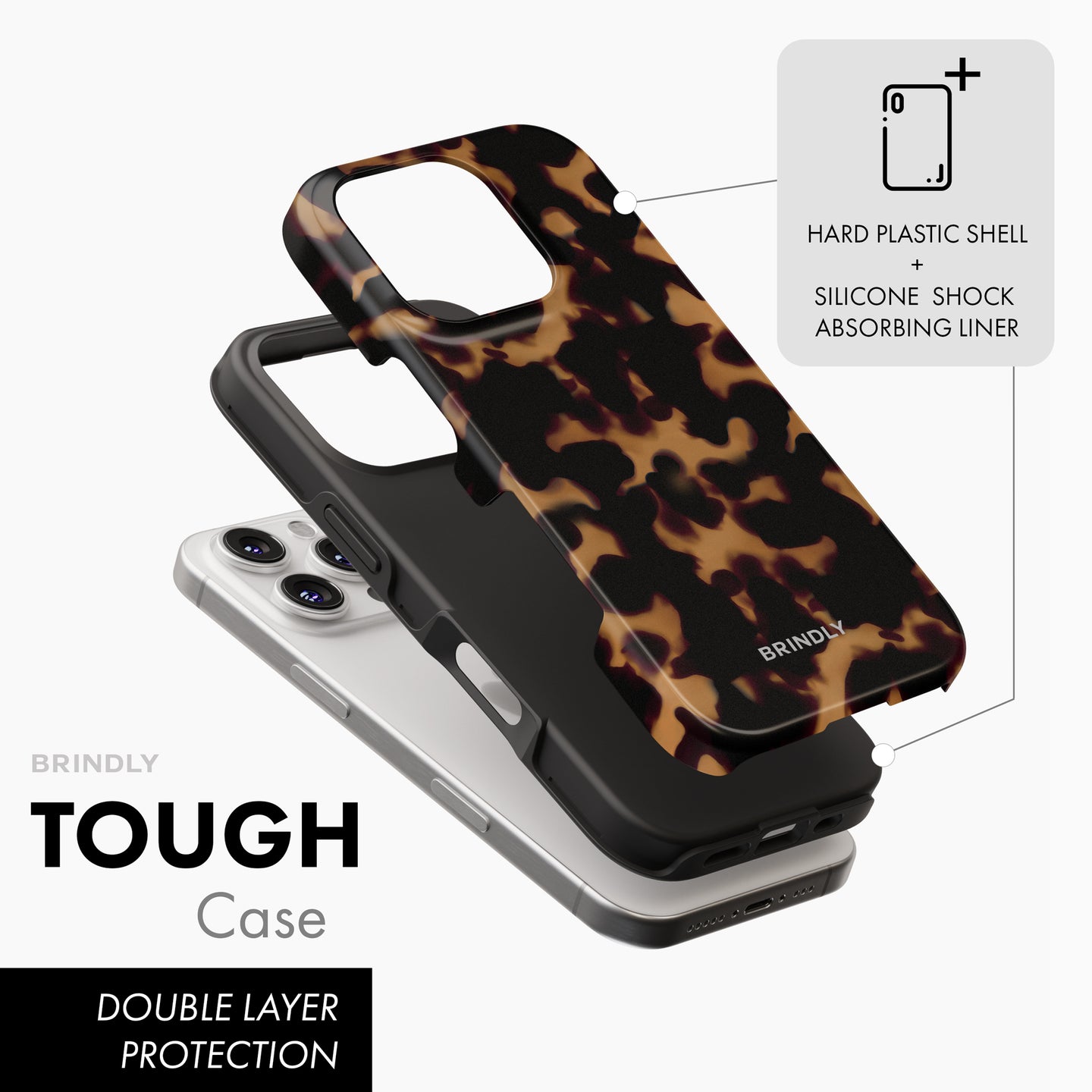 Tortoise Chic - Tough Phone Case