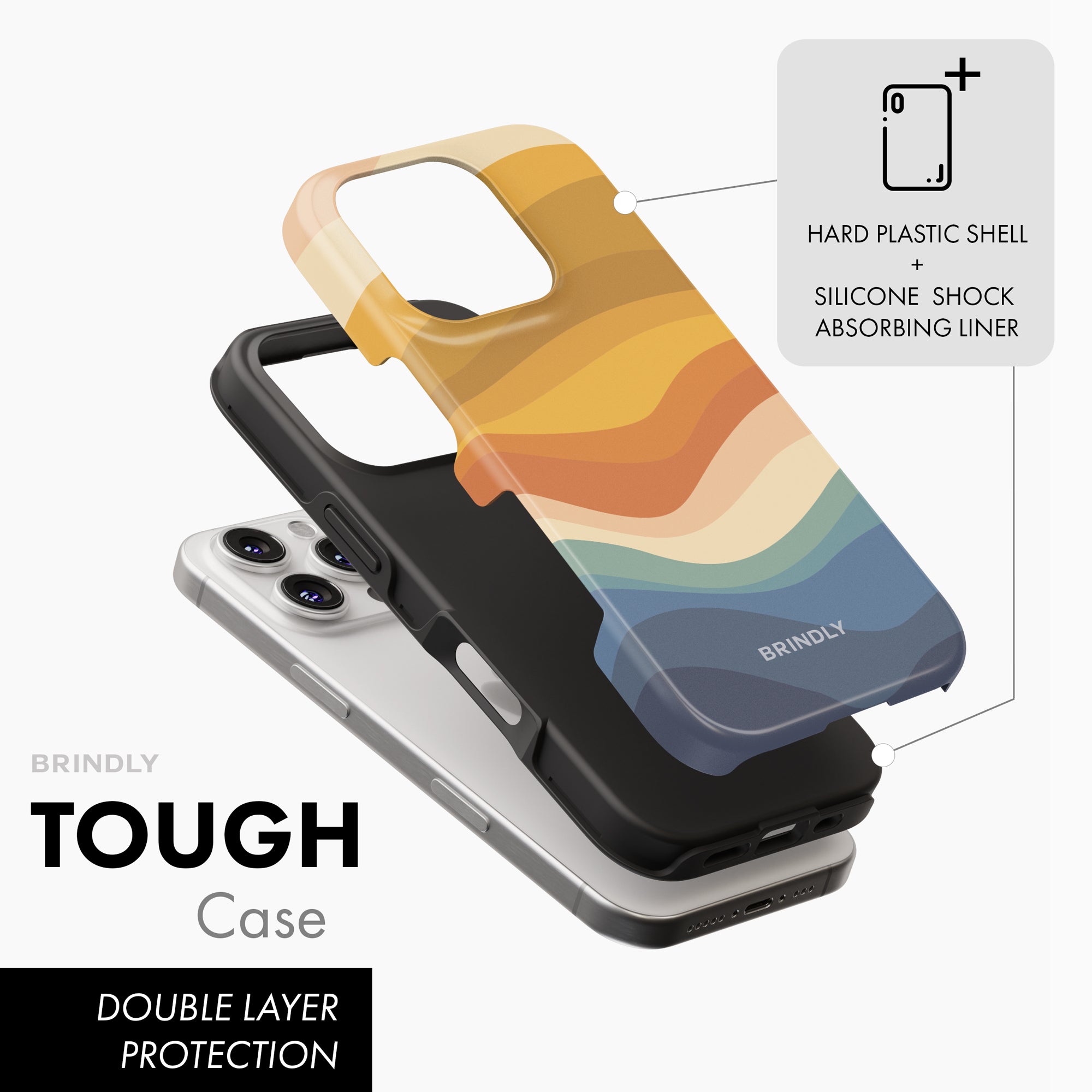 Retro Sunset - Tough Phone Case