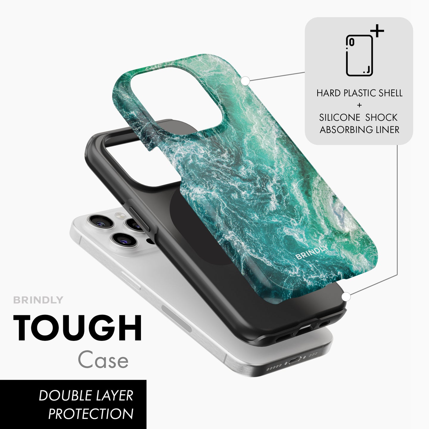 Ocean Waves - Tough Phone Case