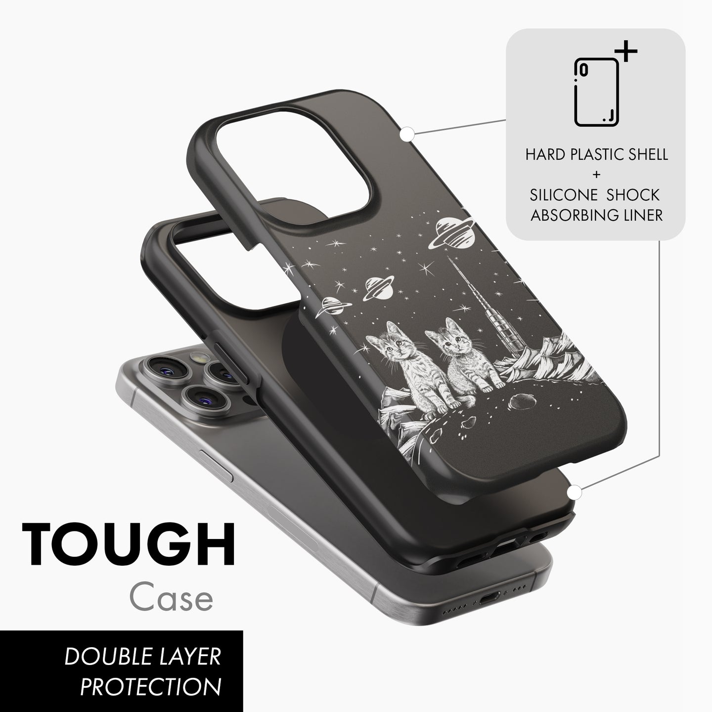 Space Kittens - Tough Phone Case