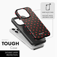 Valentine Hearts - Tough Phone Case