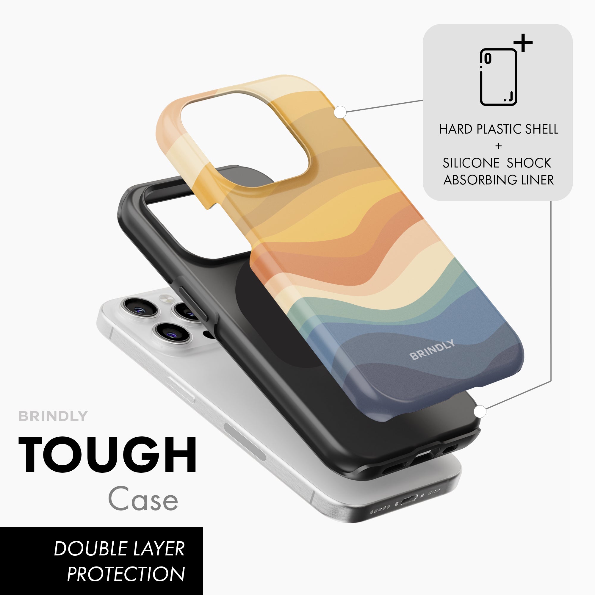 Retro Sunset - Tough Phone Case