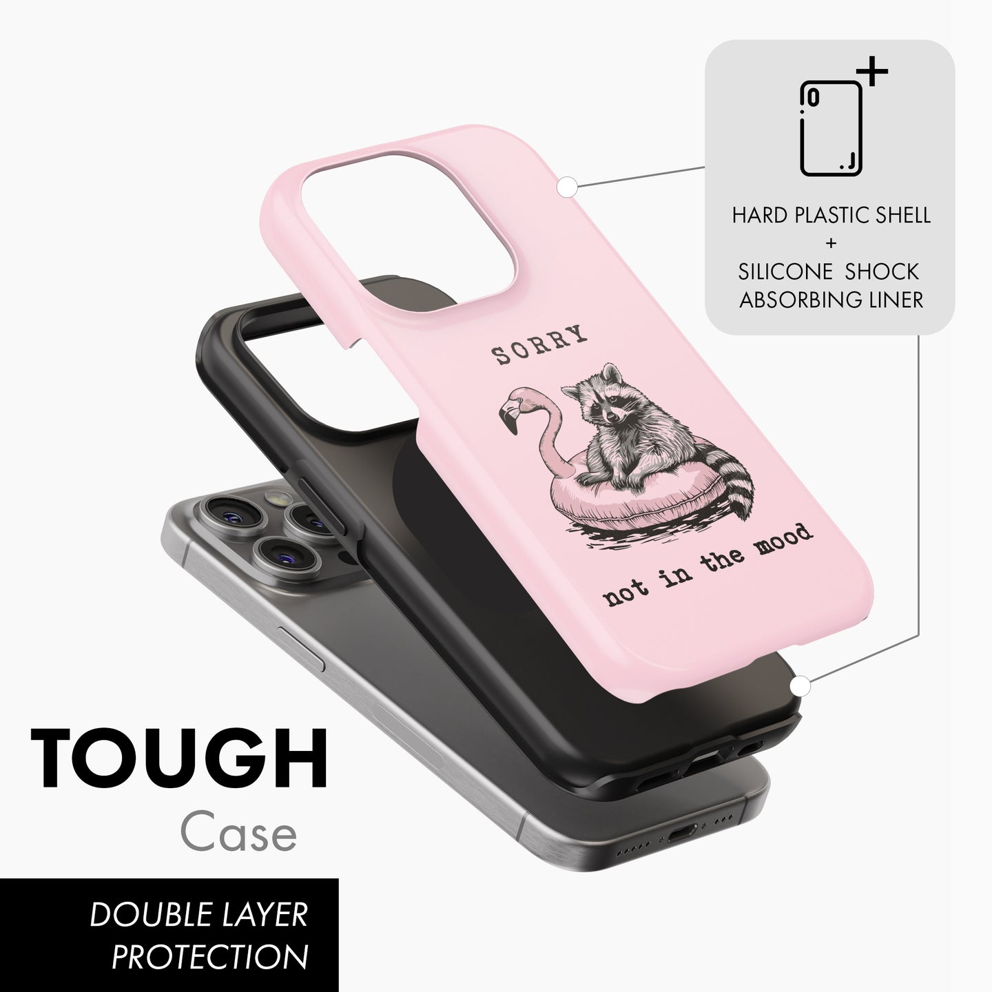 Sorry, Not In The Mood - Tough Phone Case