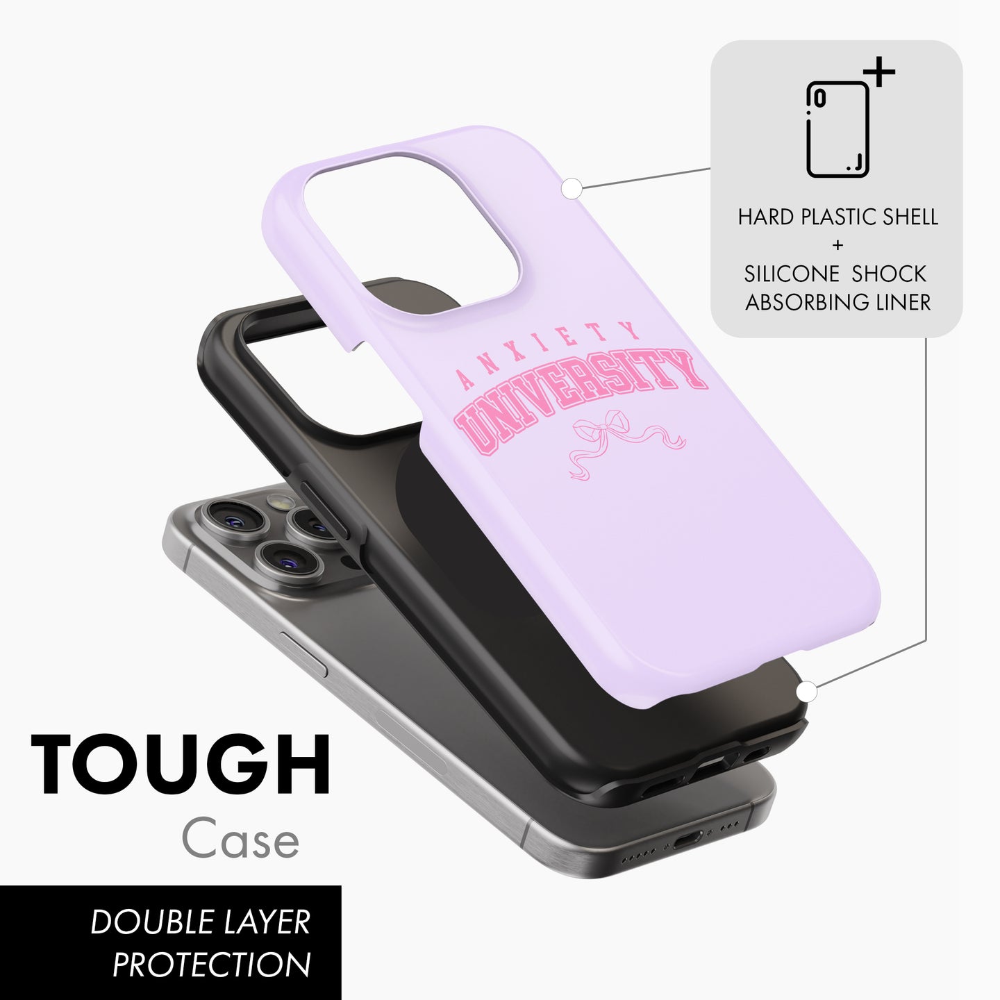 Anxiety University - Tough Phone Case