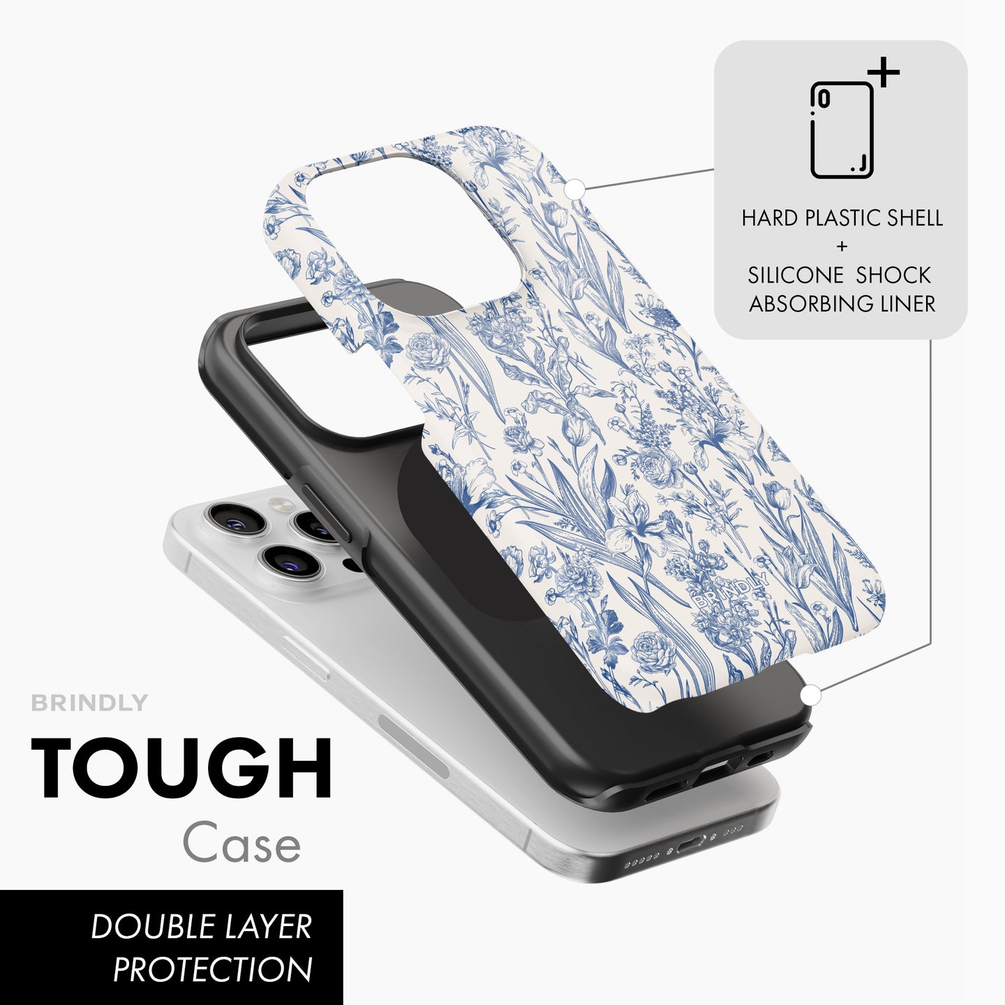 Floral Grace - Tough Phone Case