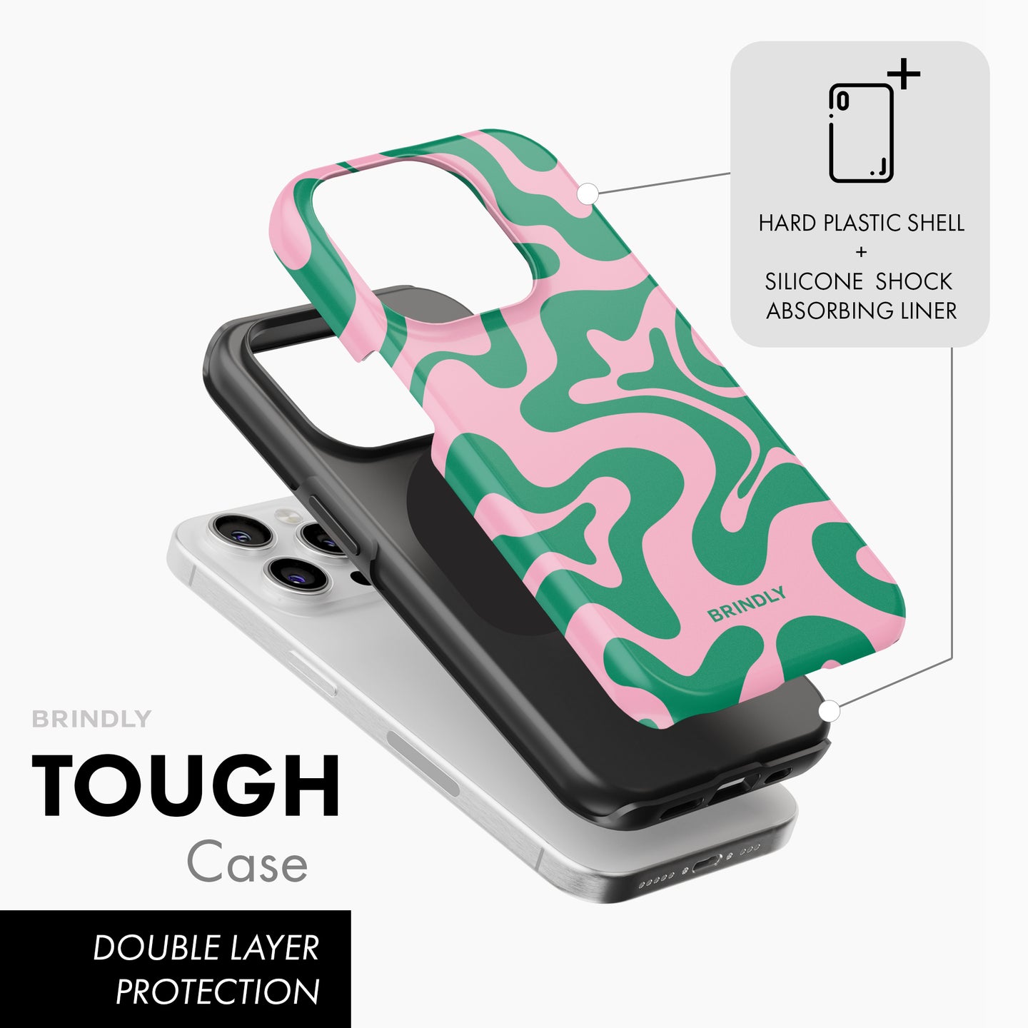 Cafe Swirl - Tough Phone Case