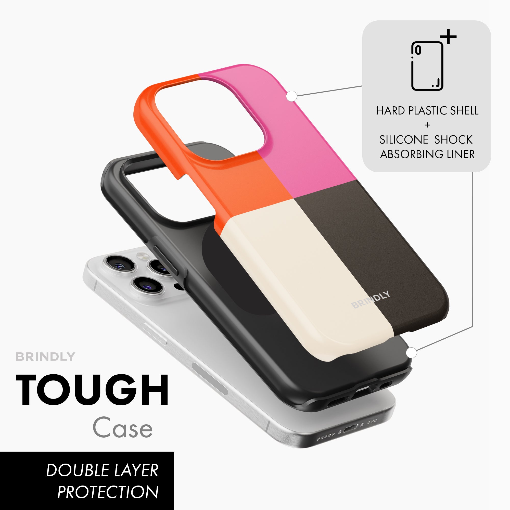 Colour Block - Tough Phone Case