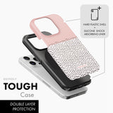 Blush Pink Mini Dots - Tough Phone Case