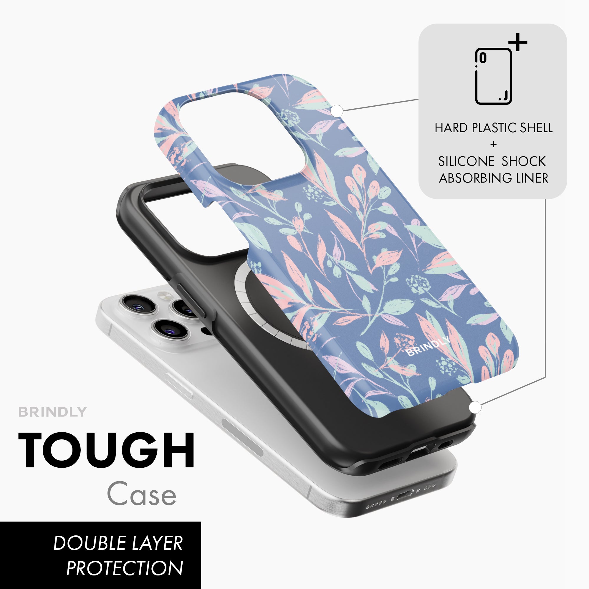 Botanical Leaves - Tough Phone Case (MagSafe)