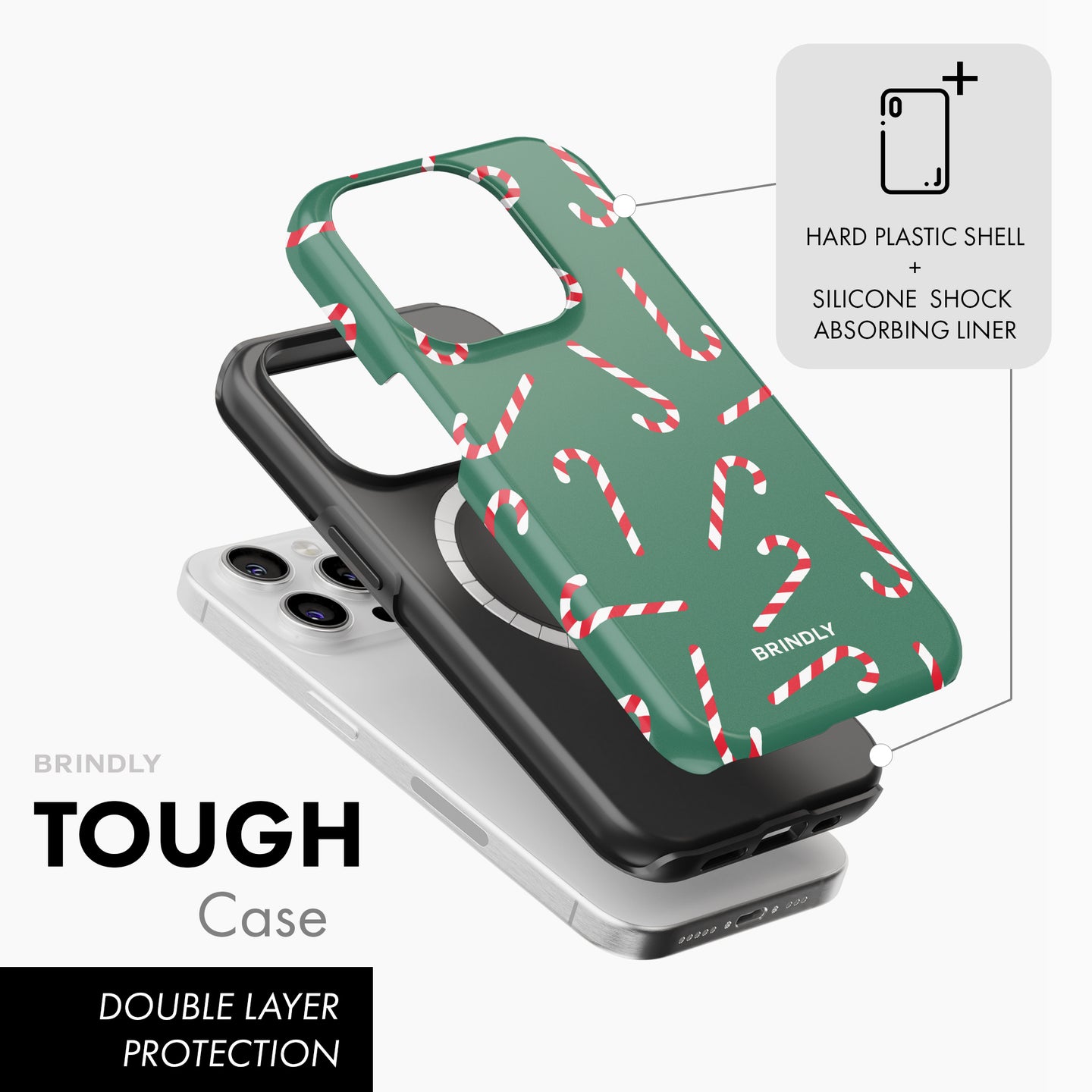 Candy Cane Lane - Tough Phone Case (MagSafe)