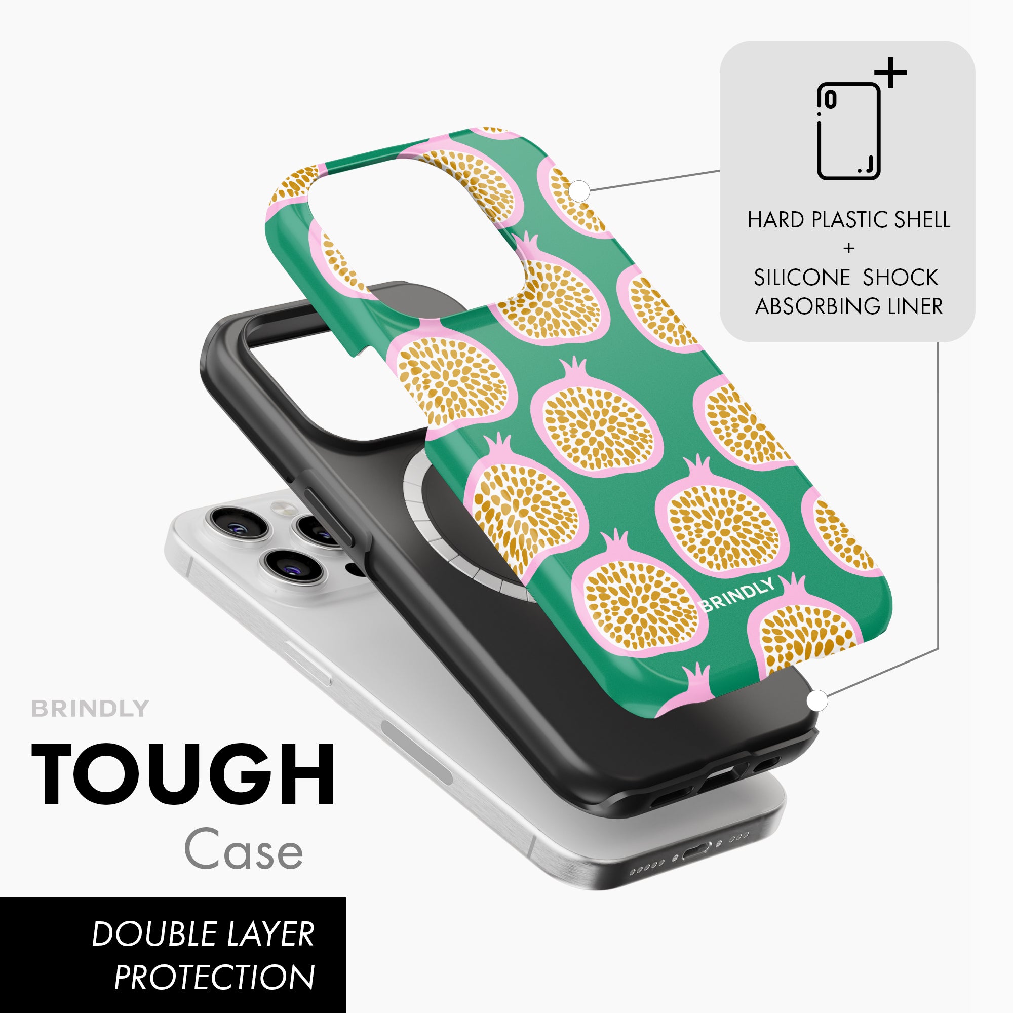 Pomegranate - Tough Phone Case (MagSafe)