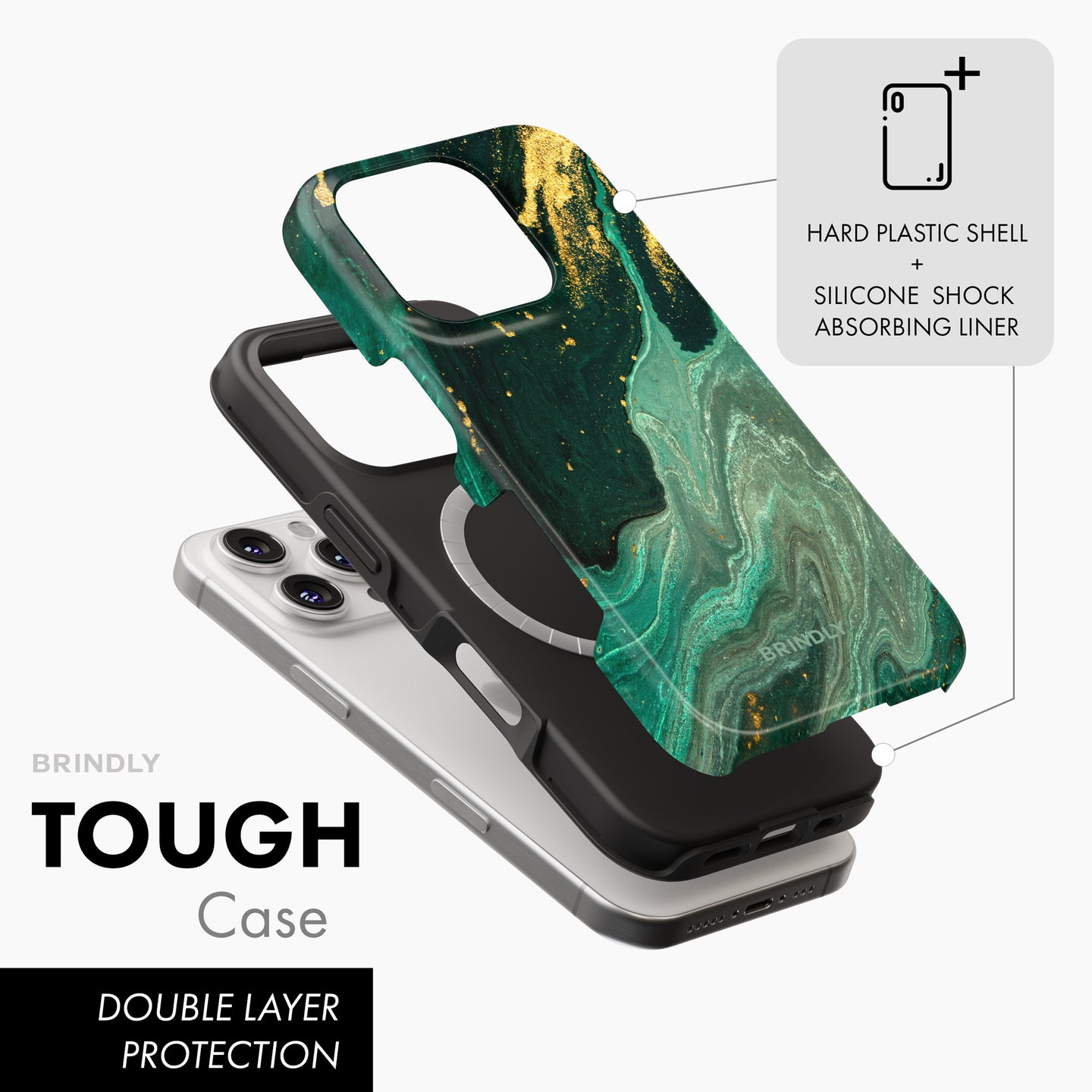 Emerald Rush - MagSafe Tough Phone Case