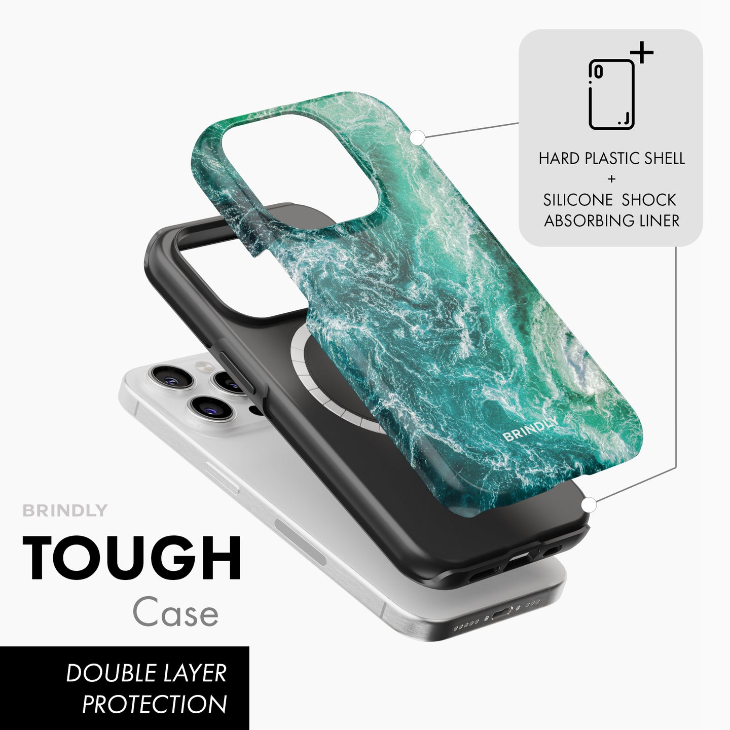 Ocean Waves - Tough Phone Case (MagSafe)