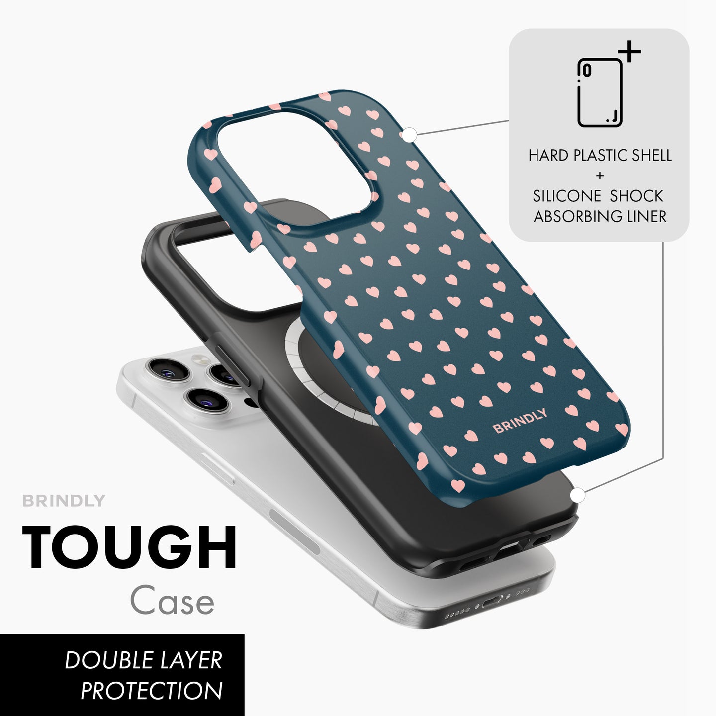 Navy Romance - Tough Phone Case (MagSafe)