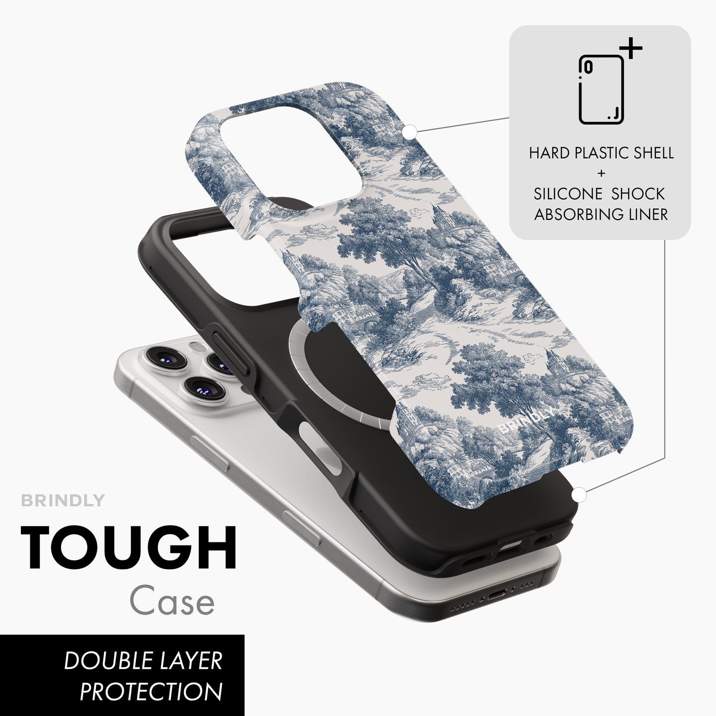 Country Toile - MagSafe Tough Phone Case