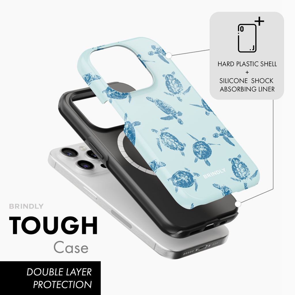 Turtle Drift - MagSafe Tough Phone Case