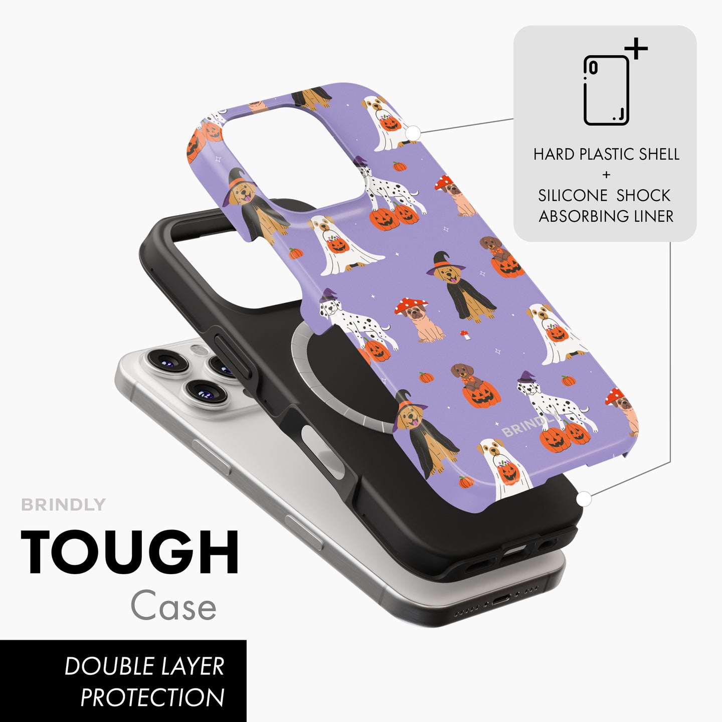 Pumpkin Pups - MagSafe Tough Phone Case