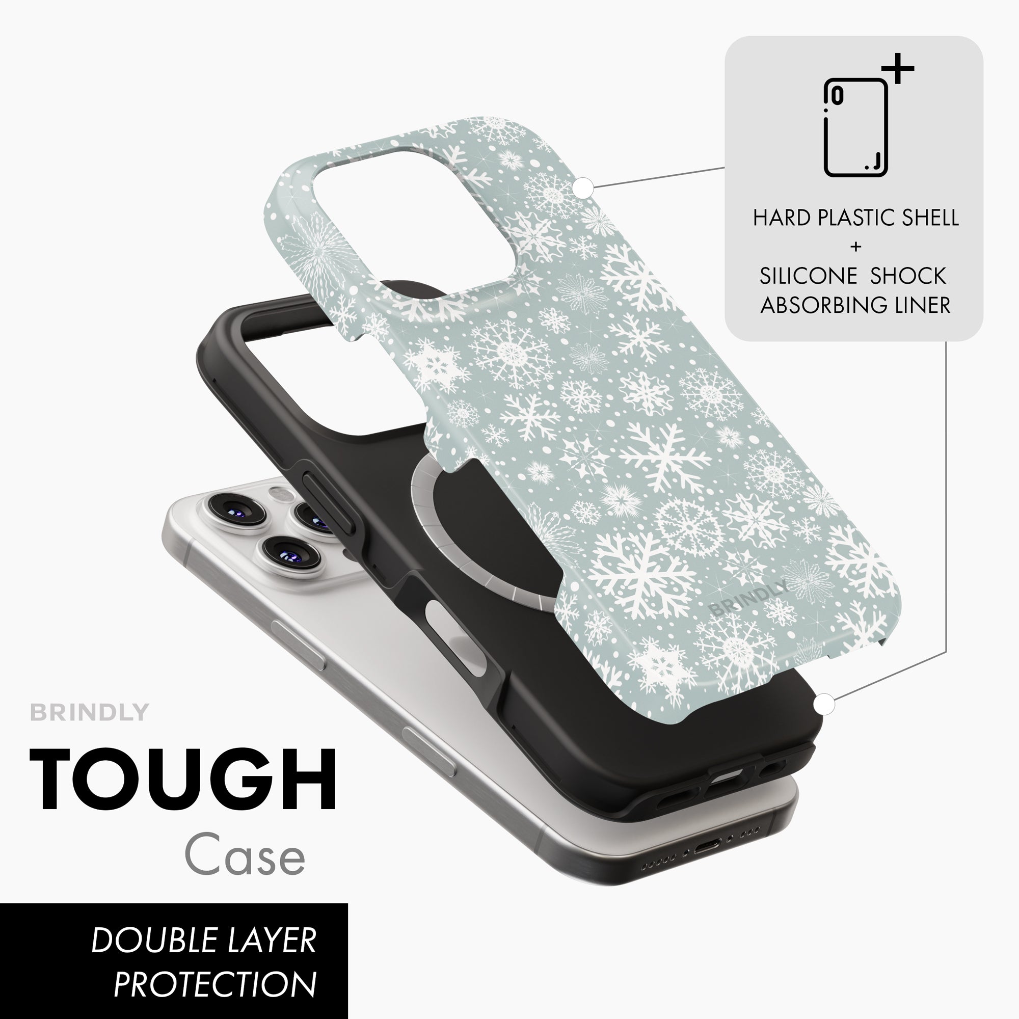 Snowflake Chic - MagSafe Tough Phone Case