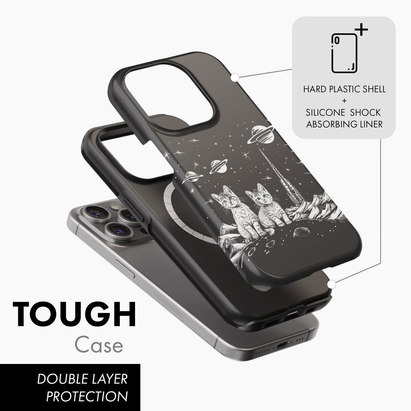 Space Kittens - Tough Phone Case (MagSafe)