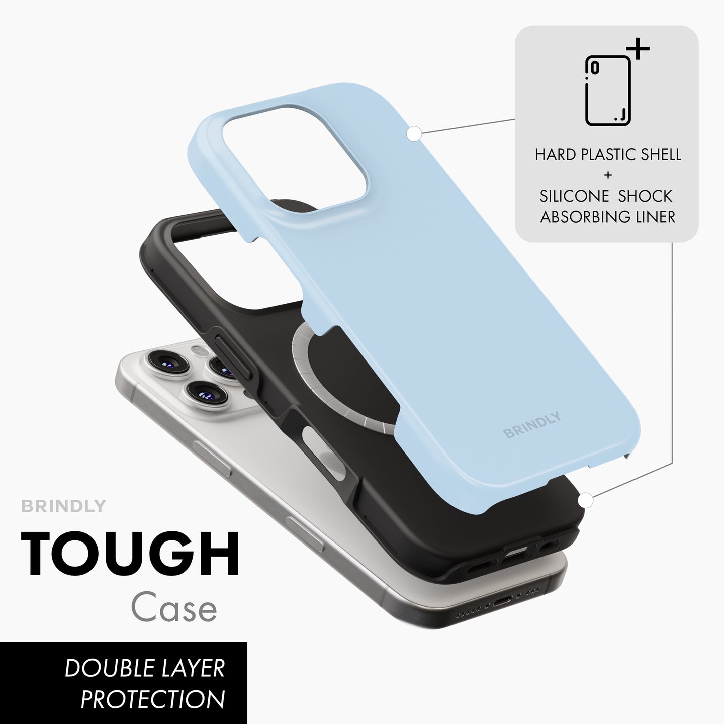 Cloud Blue - MagSafe Tough Phone Case