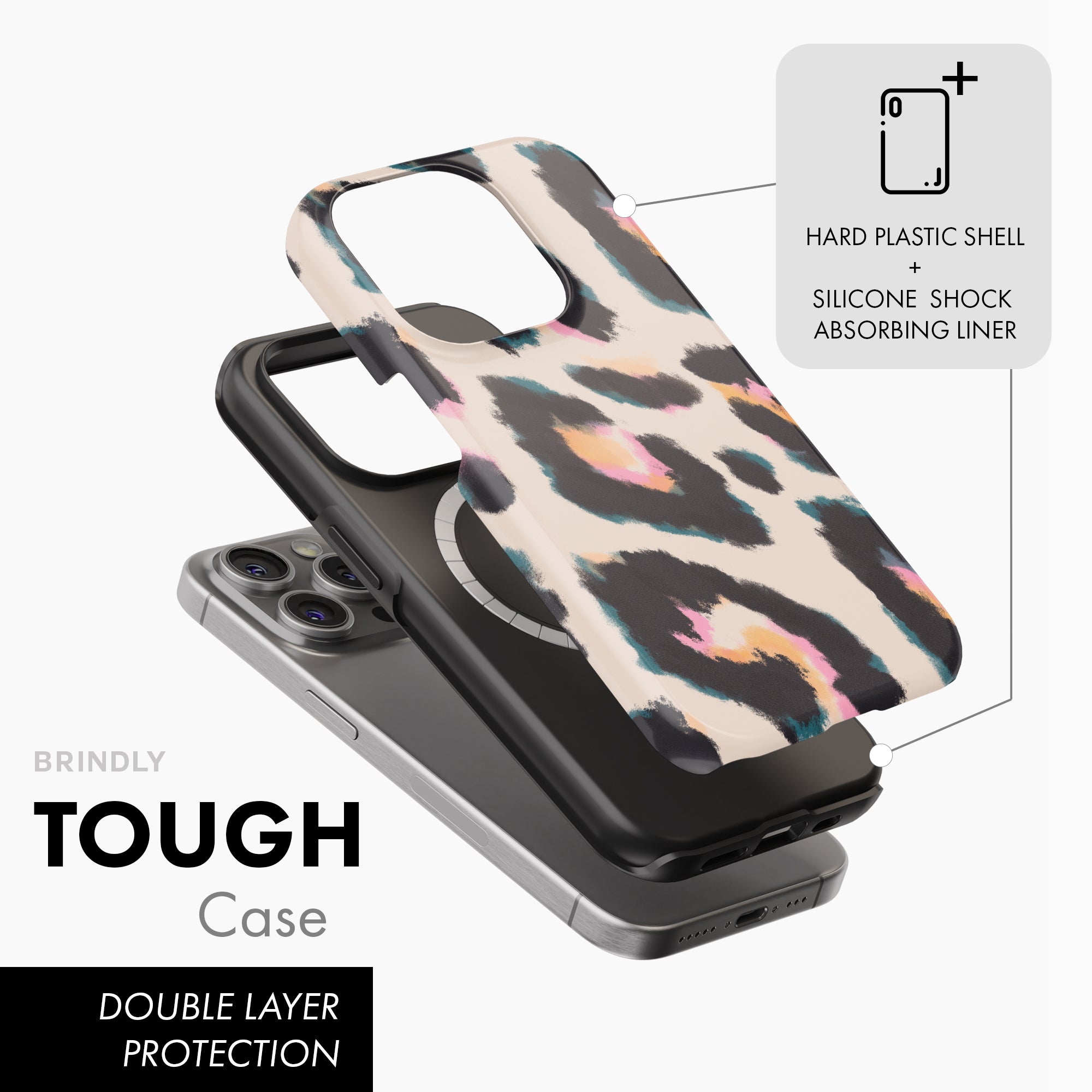 Trendy Leopard - Tough Phone Case (MagSafe)