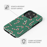 Candy Cane Lane - Tough Phone Case