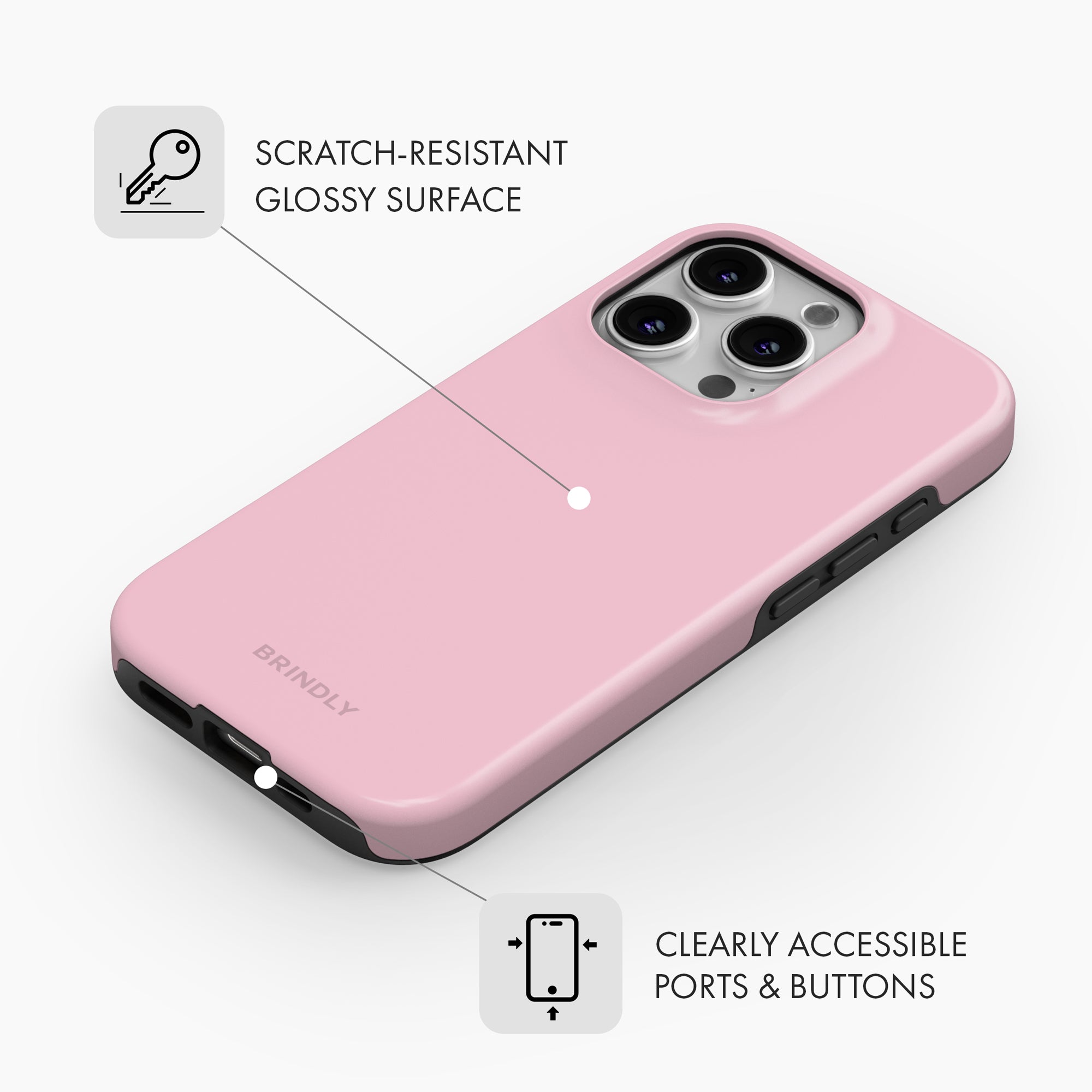 Blush Rose - Tough Phone Case