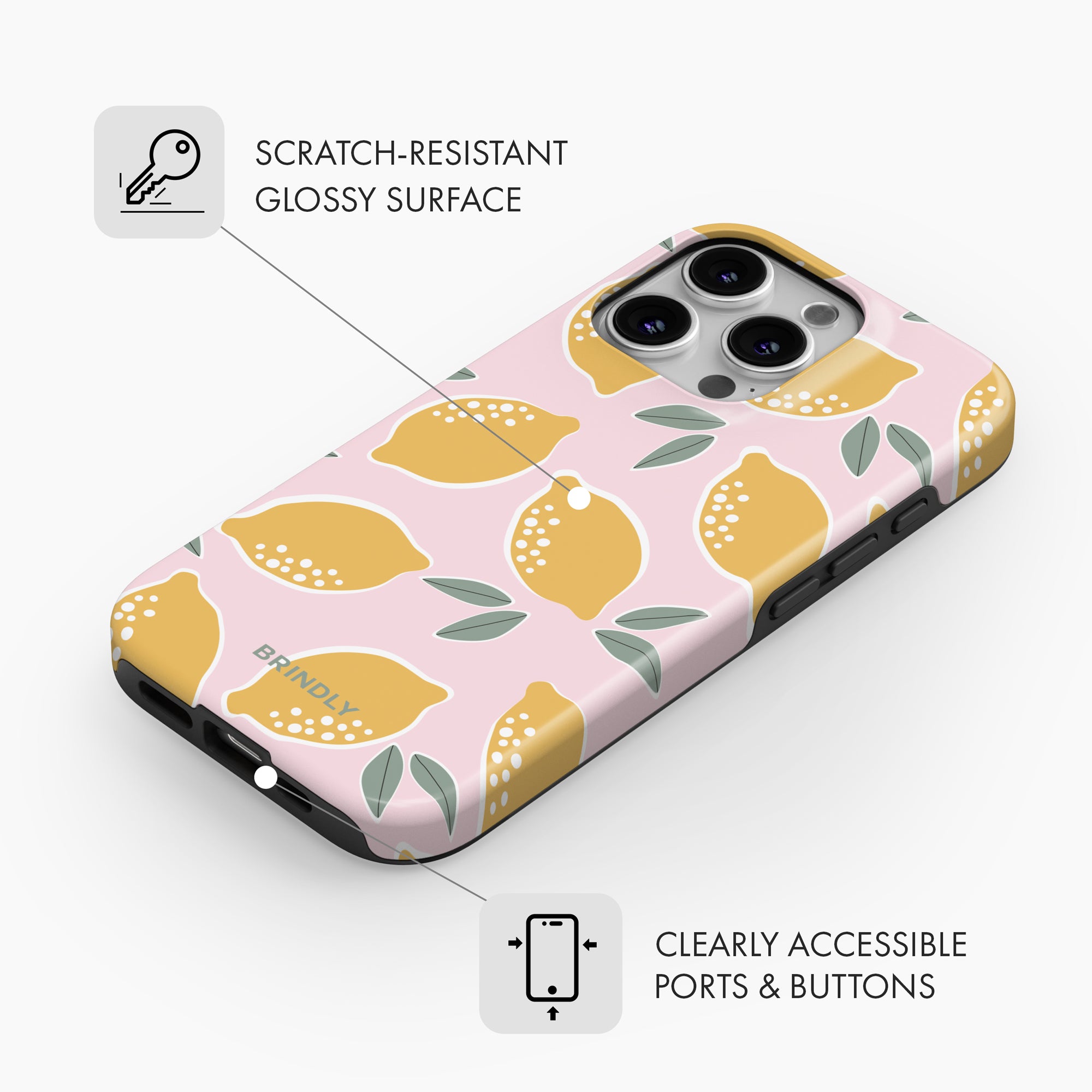 Lemon Print Phone Case Lola Pink and Yellow Citrus Design Google Pixel 7 Pro Lemon Print Phone Case Lola Pink and Yellow Citrus Design Google Pixel 7 Pro