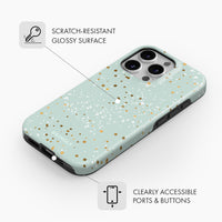 Mint Glitter - Tough Phone Case