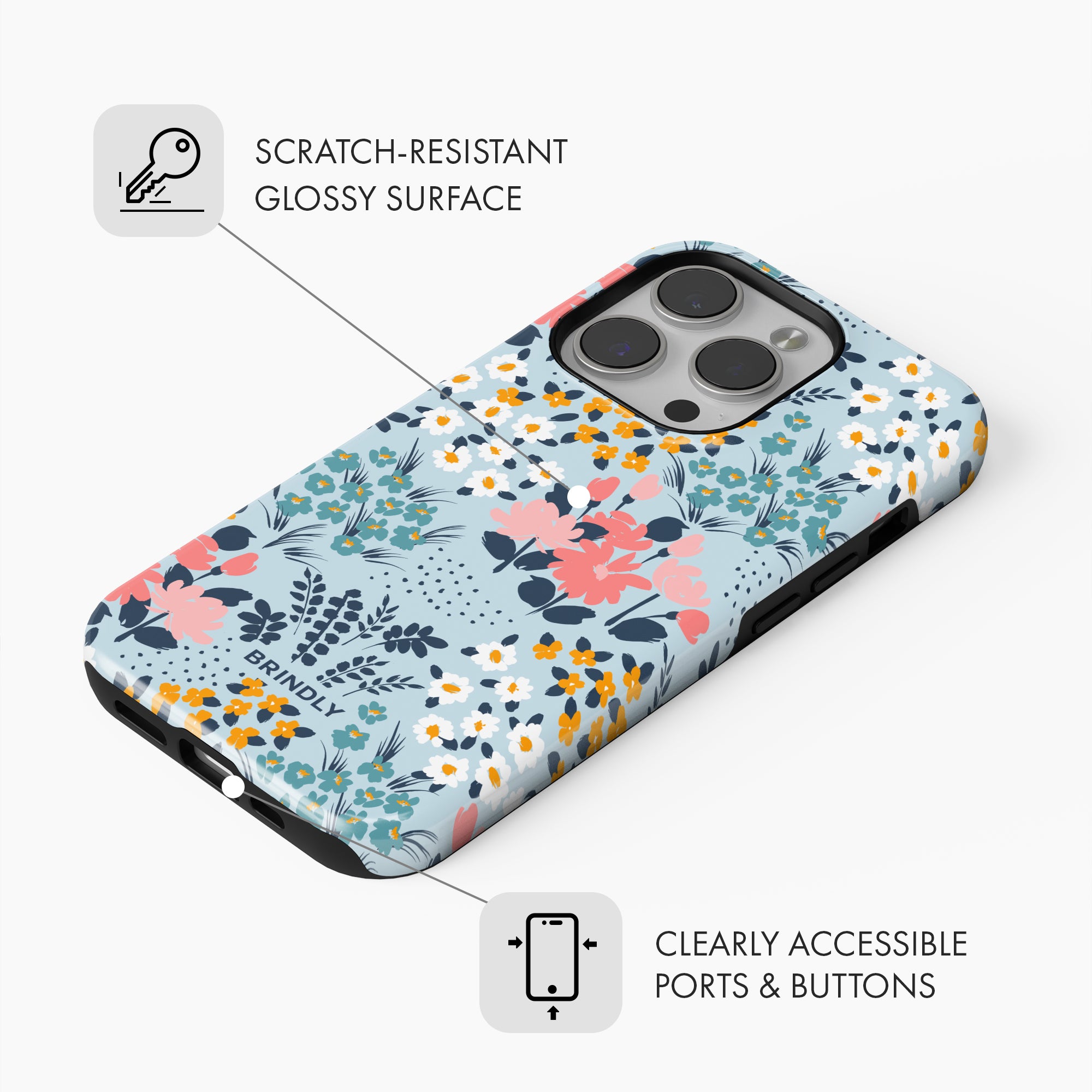 Blue Meadow - Tough Phone Case (MagSafe)