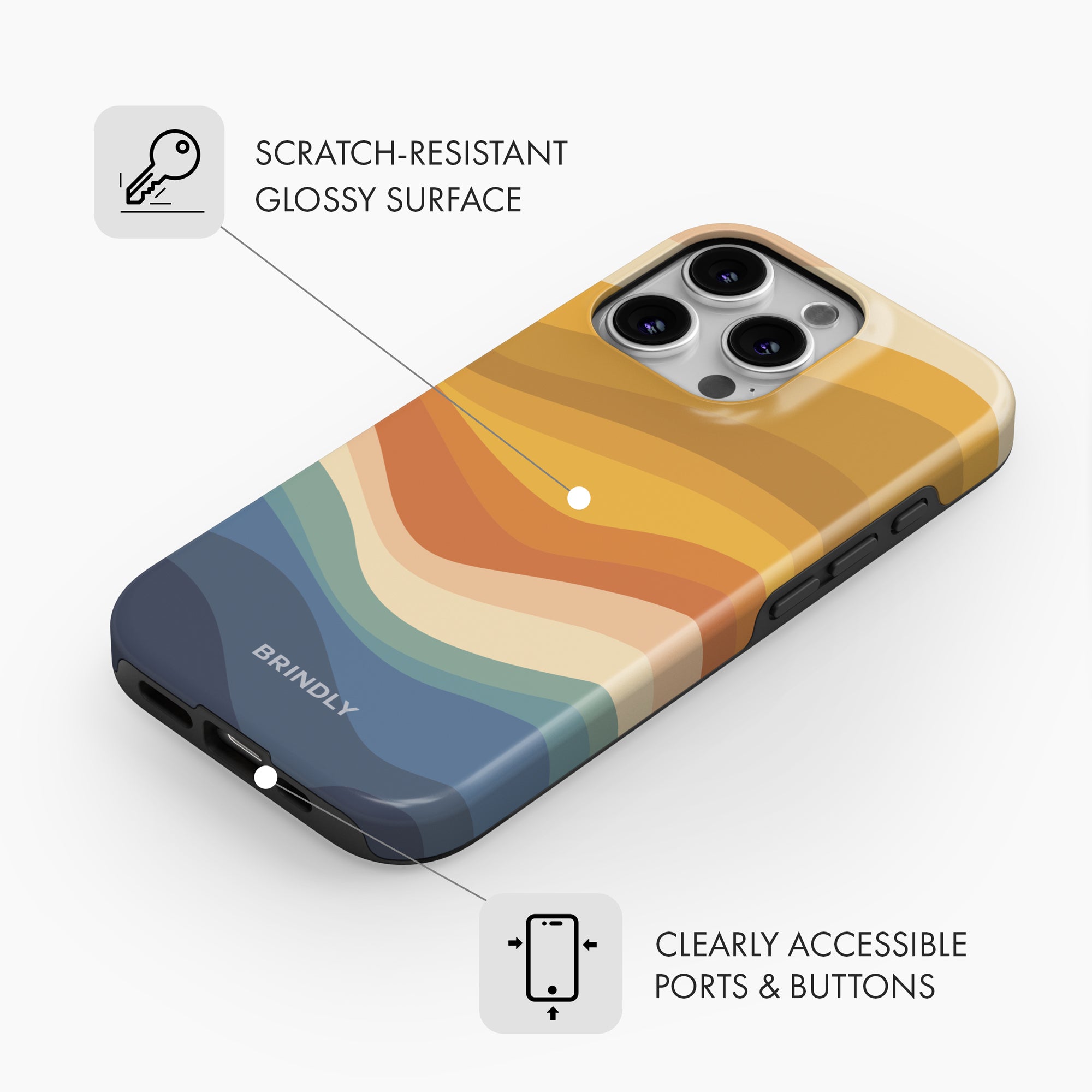 Retro Sunset - Tough Phone Case