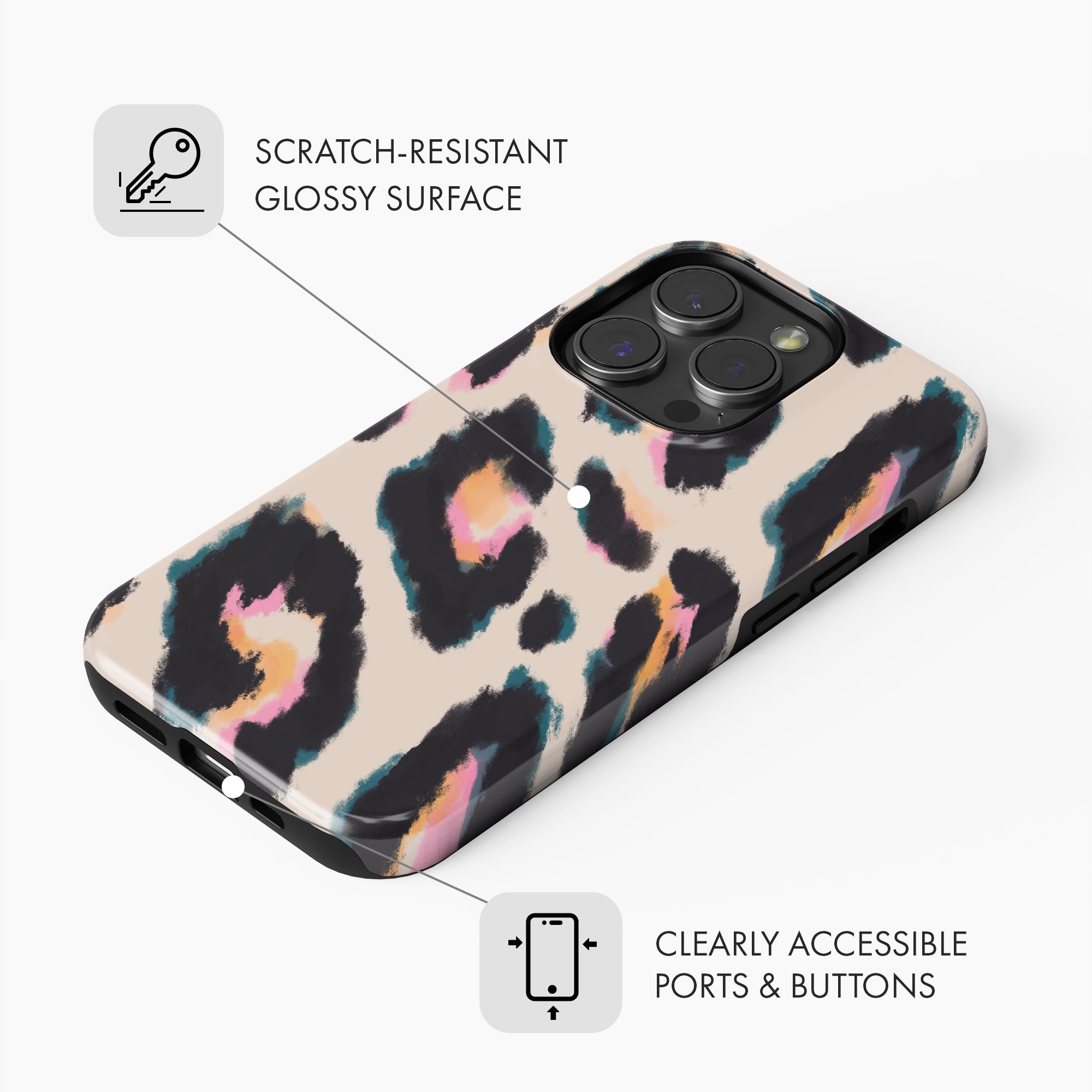 Trendy Leopard - Tough Phone Case