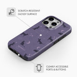 Moonlit Purr - Tough Phone Case