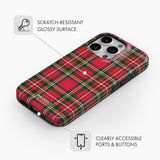 Tartan Eve - Tough Phone Case