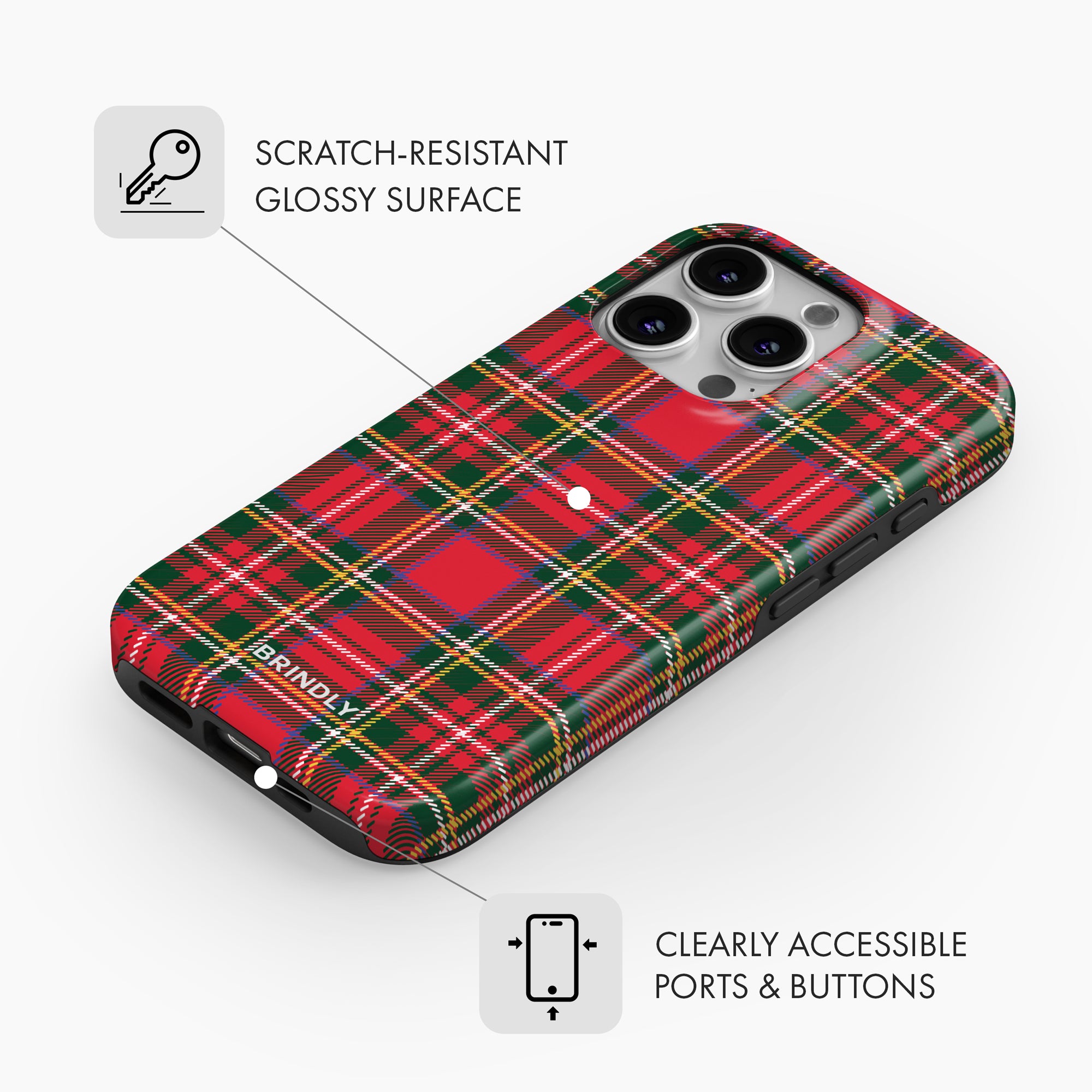 Tartan Eve - Tough Phone Case