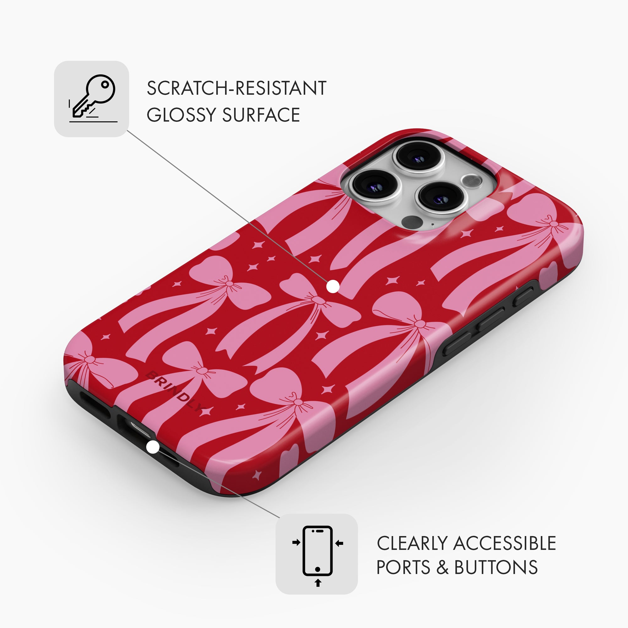 Merry Bows - Tough Phone Case