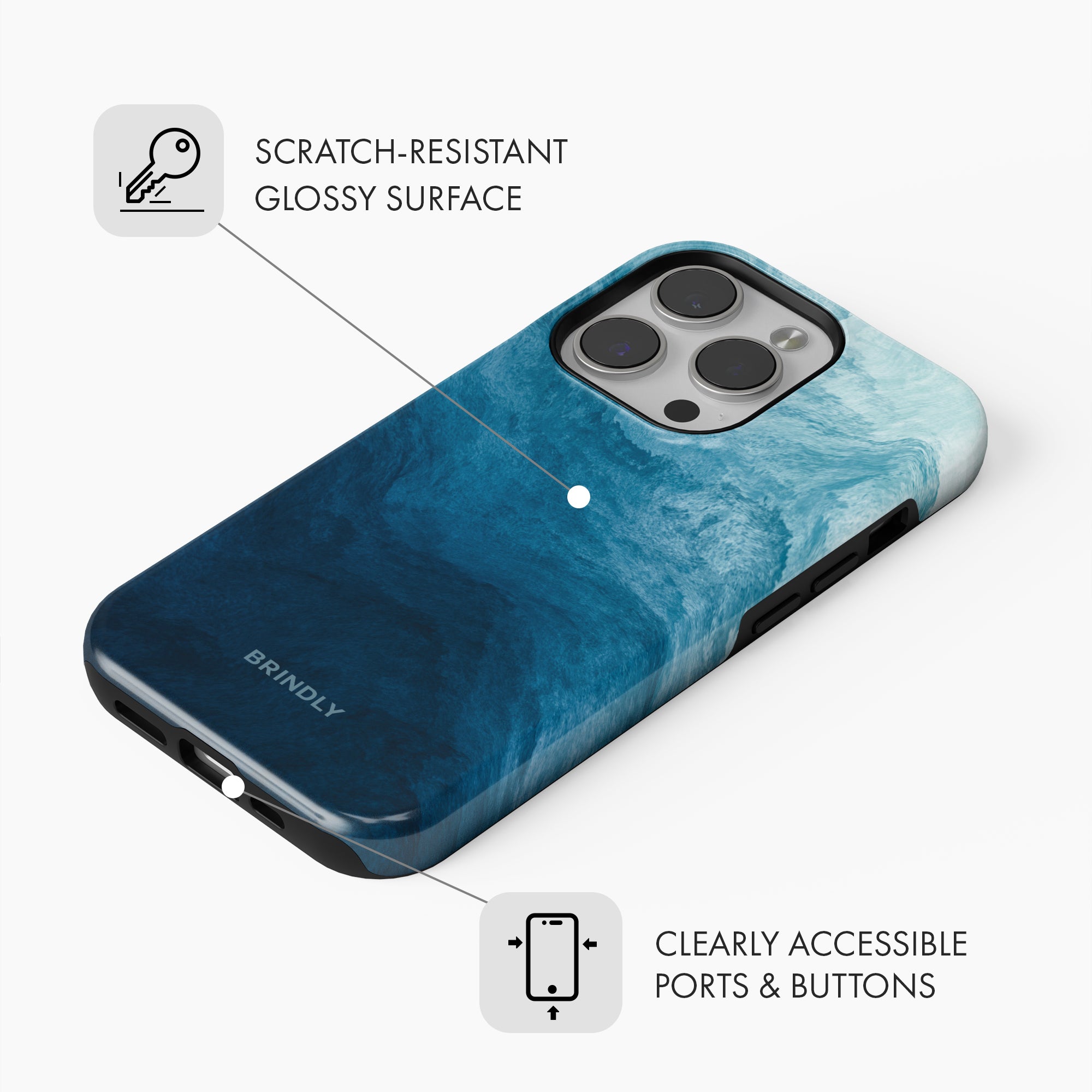 Deep Azure - Tough Phone Case (MagSafe)