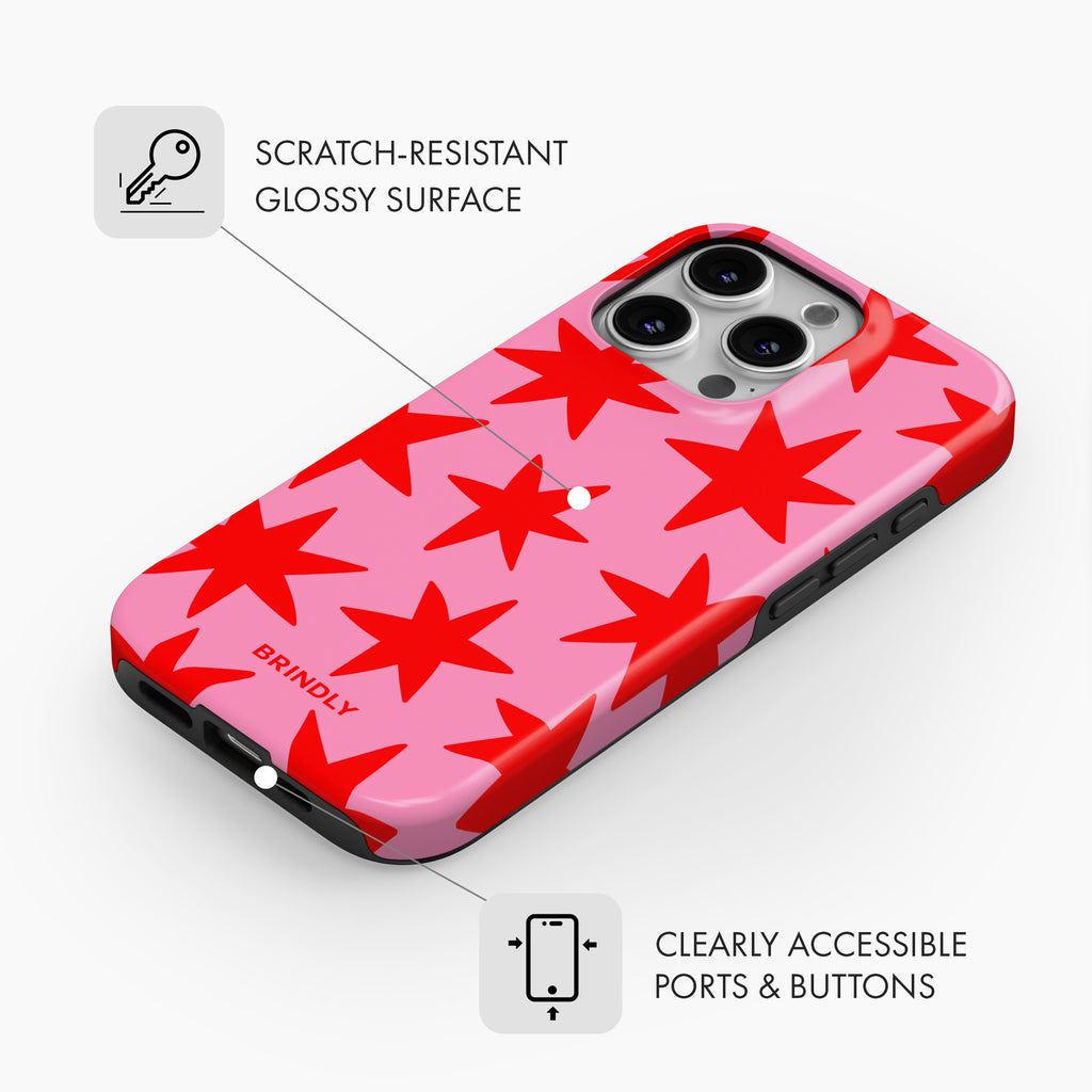 Cherry Star Pop - MagSafe Tough Phone Case