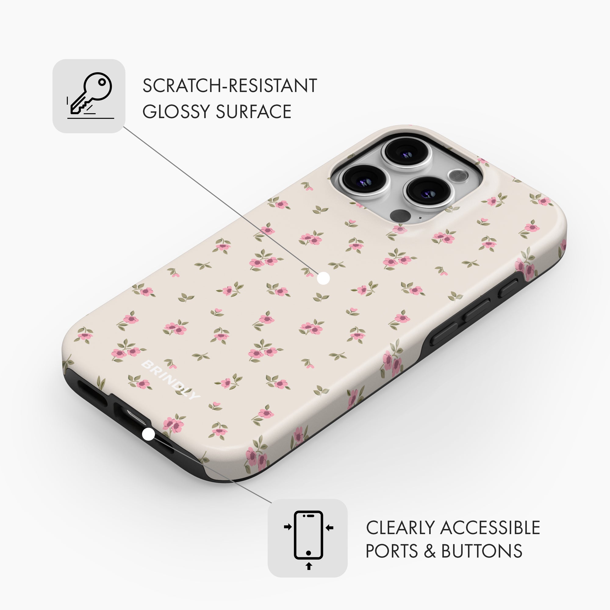 Rosehip Blush - Tough Phone Case