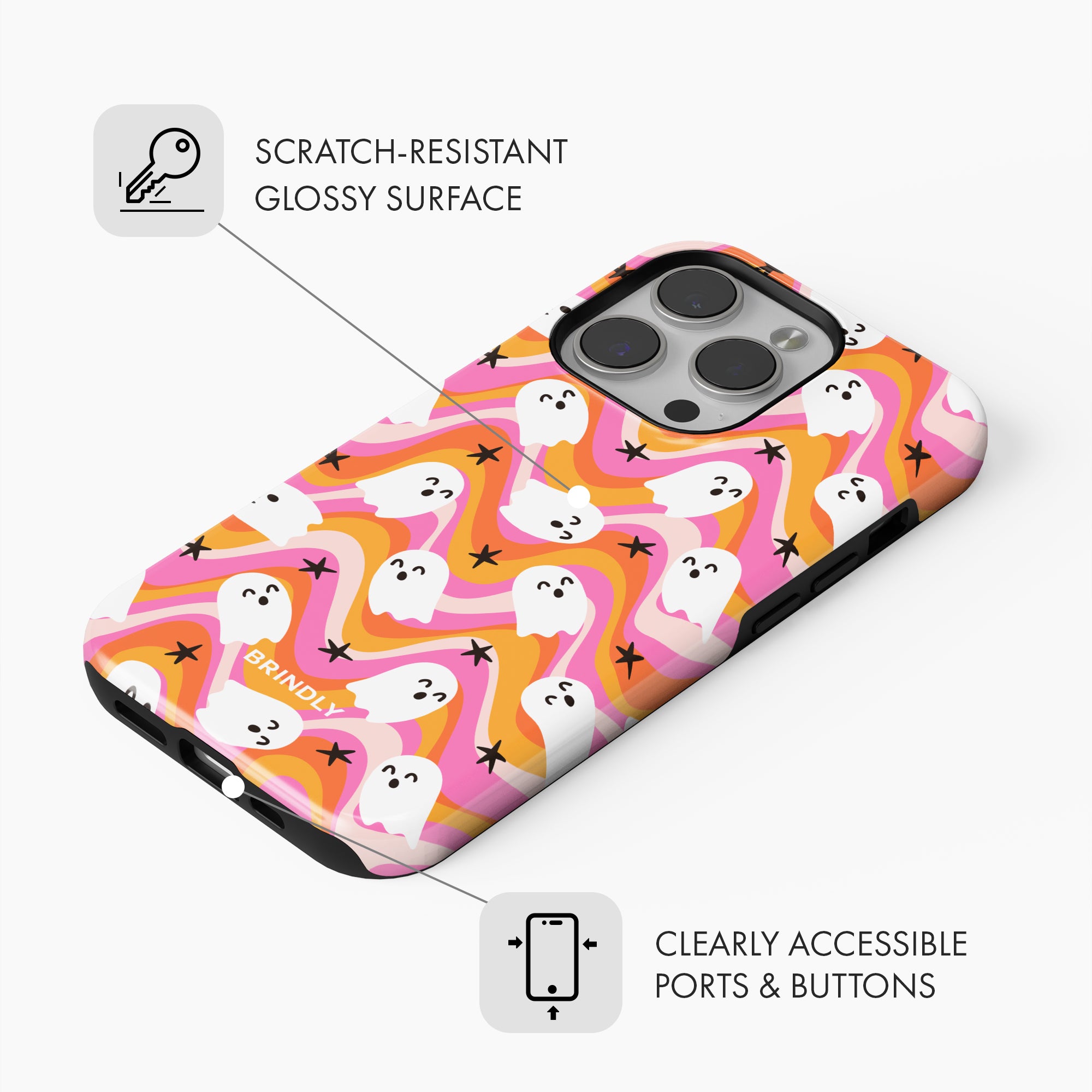 Groovy Ghosts - Tough Phone Case