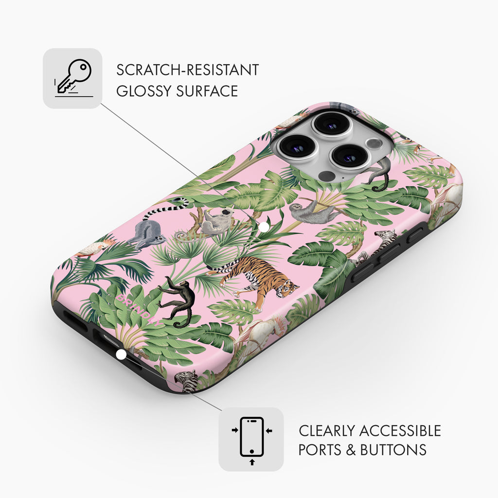 Pink Safari - Tough Phone Case
