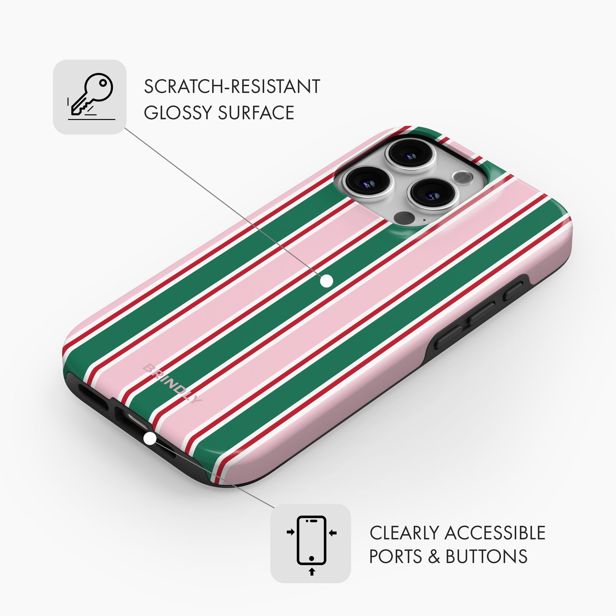 Candy Stripe - Tough Phone Case